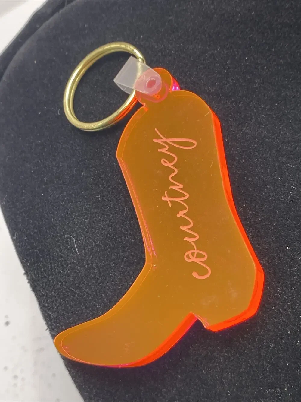 Courtney Country Boot Keychain Boot